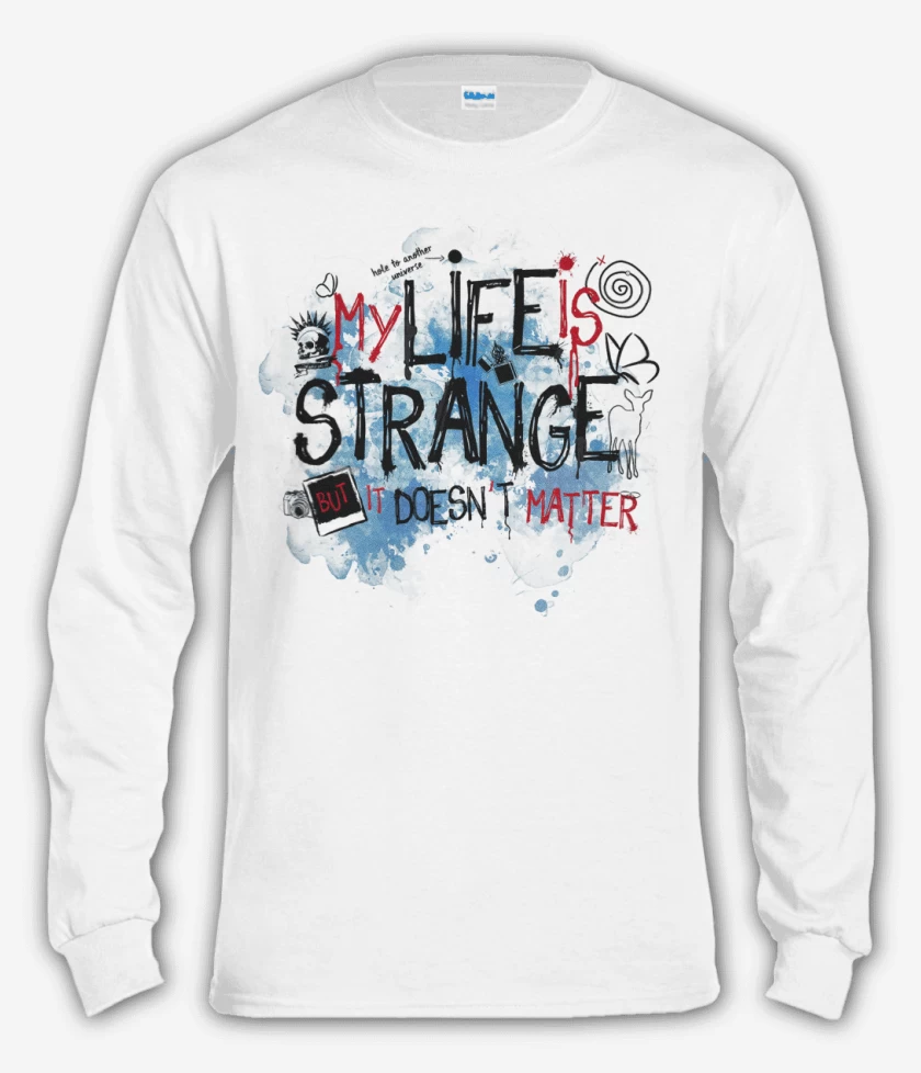 Polera manga larga Blanco de Life is strange