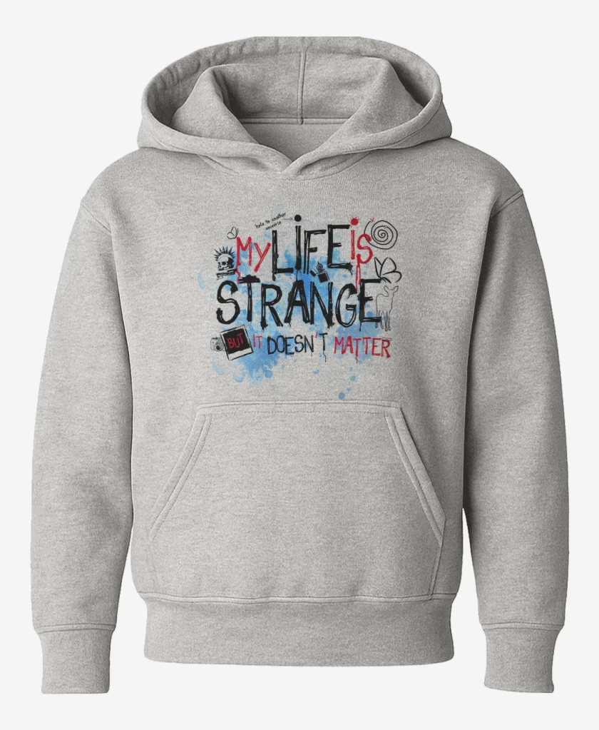 Poleron de niño Gris Melange de Life is strange