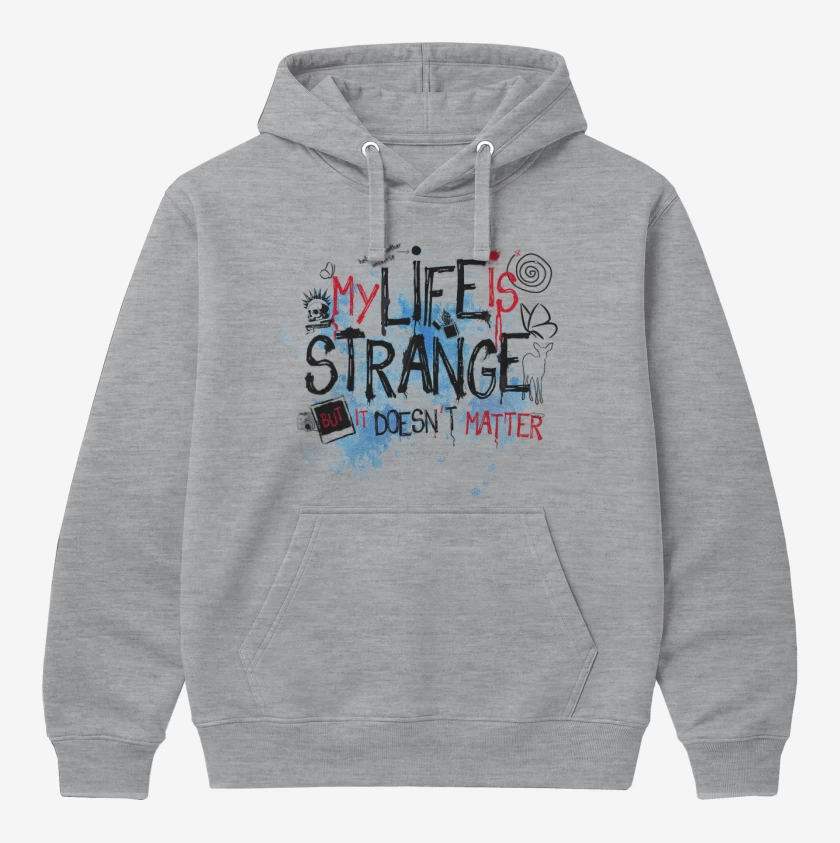Polerón Canguro Gris Melange de Life is strange