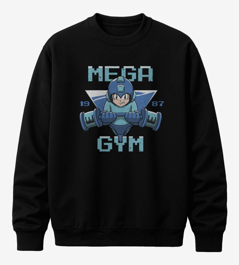 Poleron polo Negro de MegaGym 