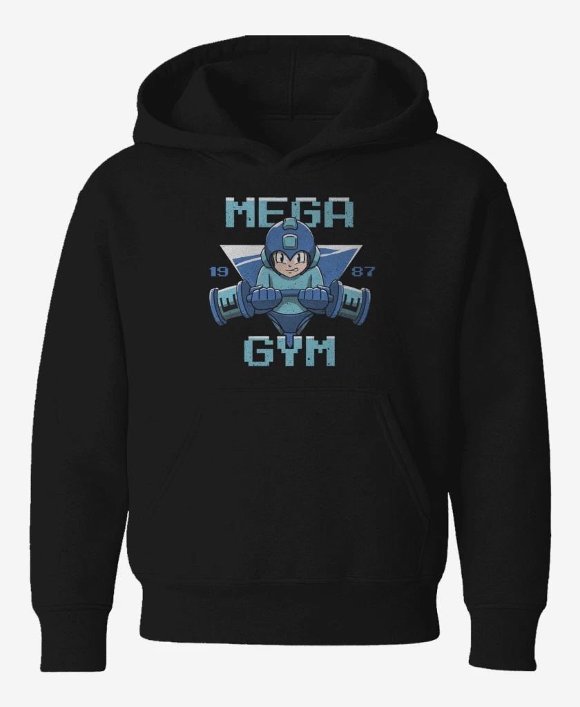 Poleron de niño Negro de MegaGym 