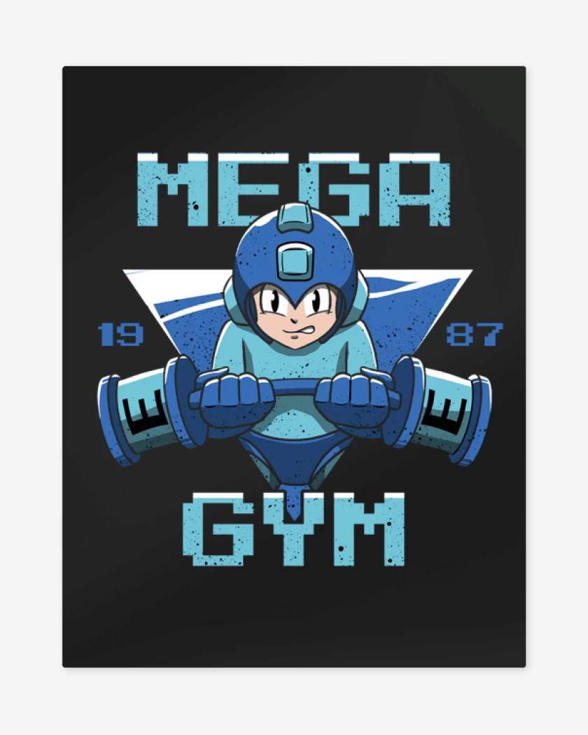 Print metalico MegaGym 