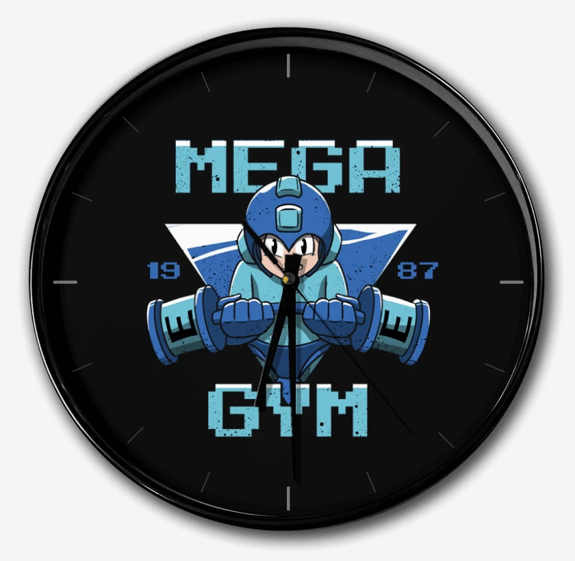 Reloj Negro de MegaGym 