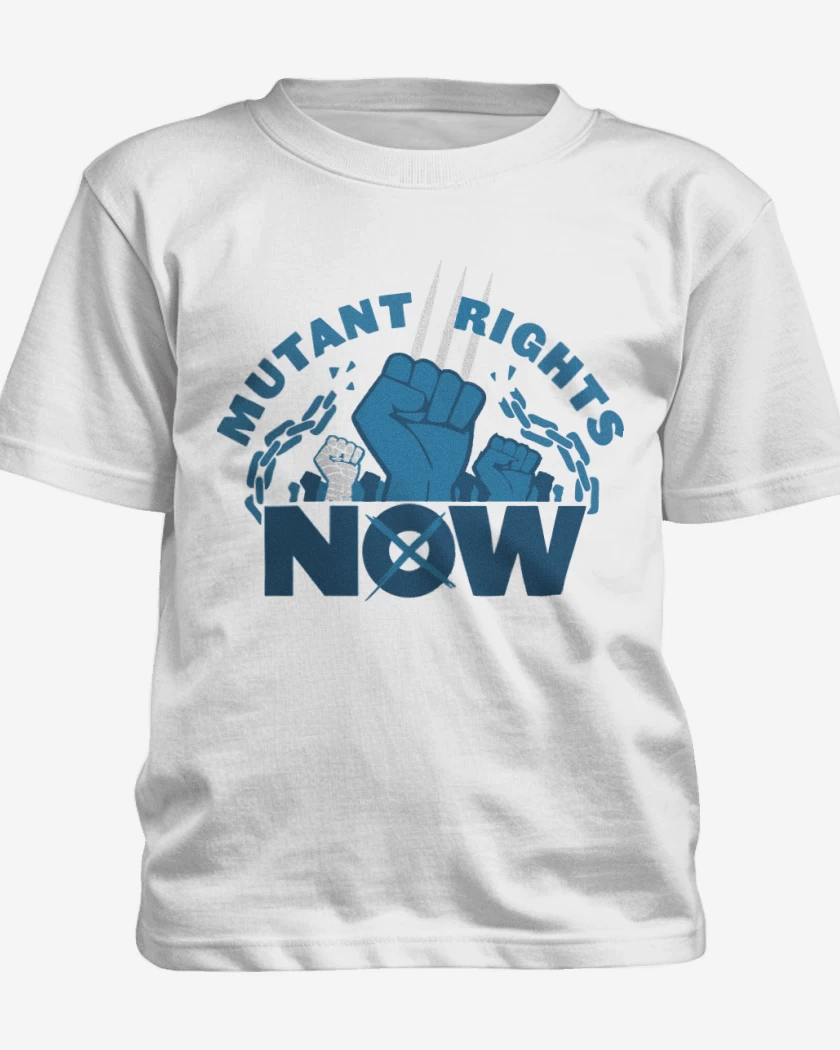 Polera de niño Blanco de X-Men Mutant Rights