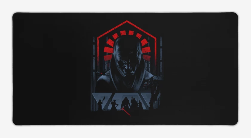Mouse pad Gamer Negro de Snoke