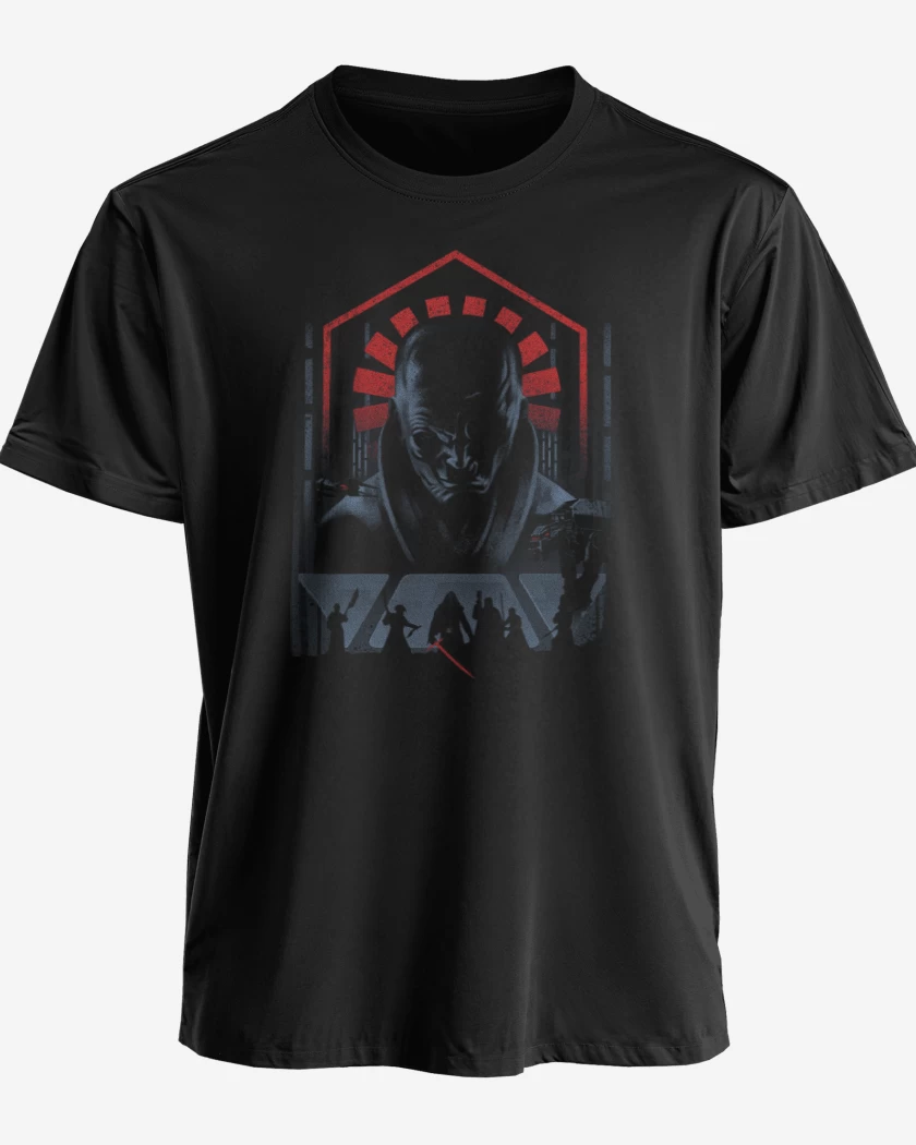 Polera premium Negro de Snoke