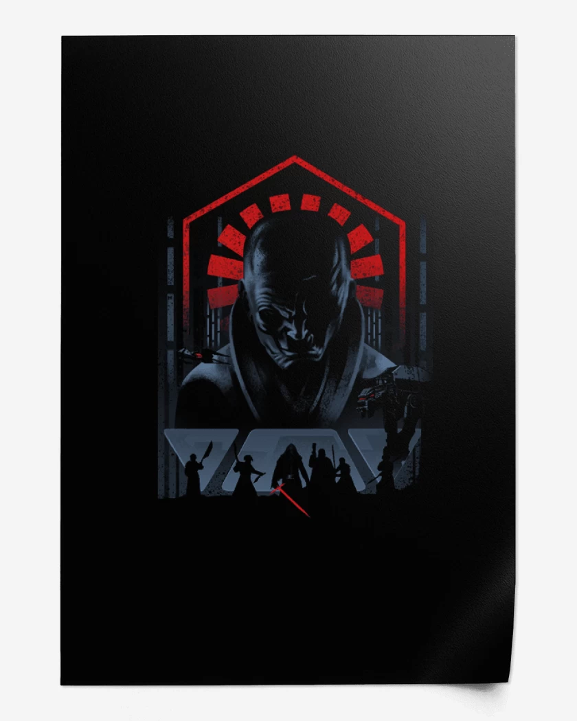 Print Negro de Snoke