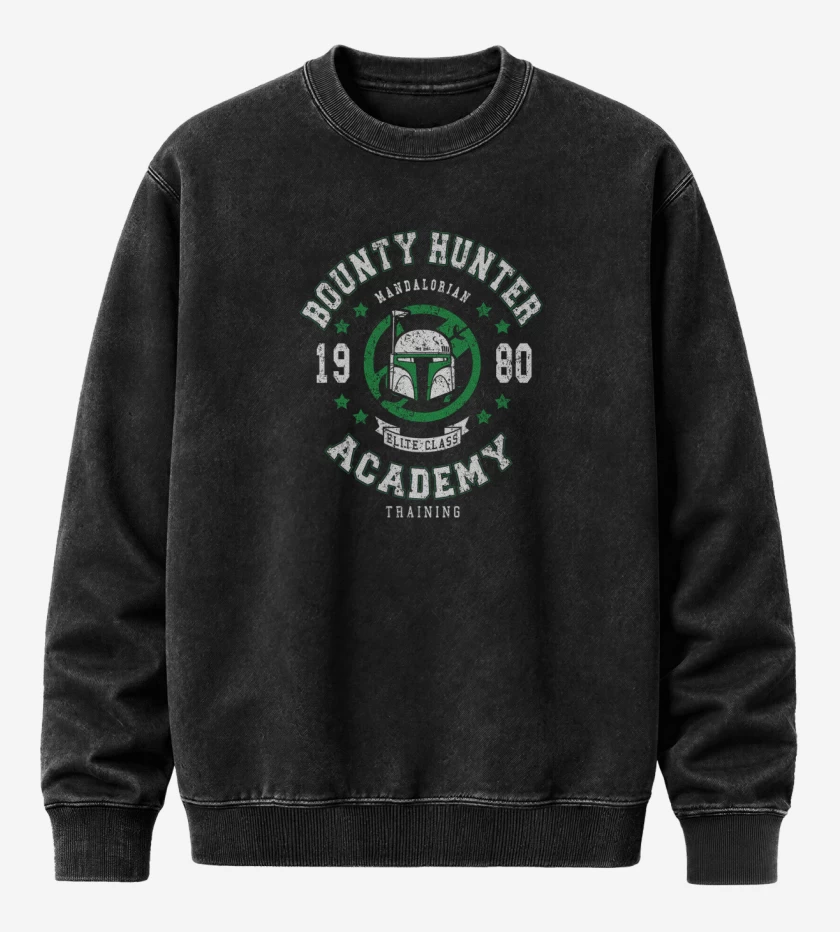 Poleron Polo Acid Wash Negro de Boba Academy