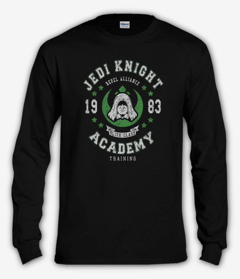 Polera manga larga Negro de Jedi Academy