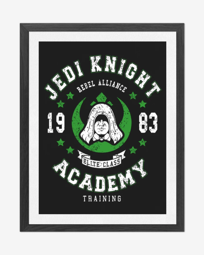 Cuadro decorativo Negro de Jedi Academy
