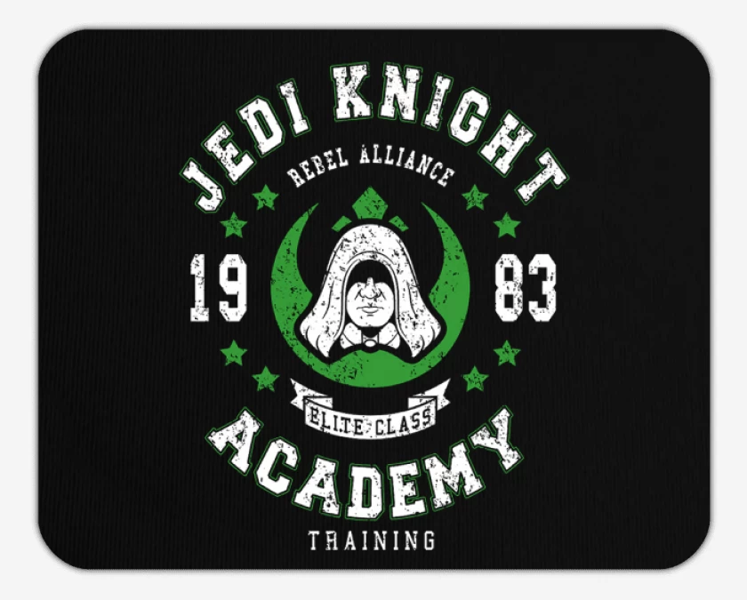 Mousepad Negro de Jedi Academy