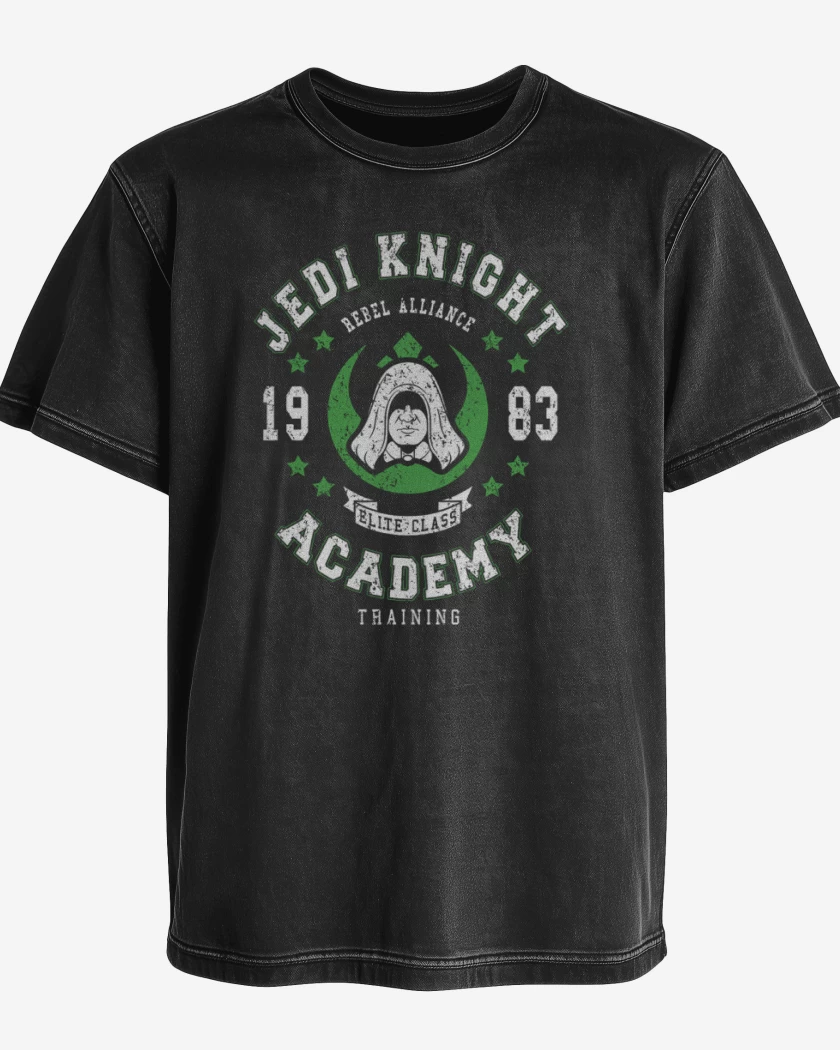 Polera desgastada Negro de Jedi Academy