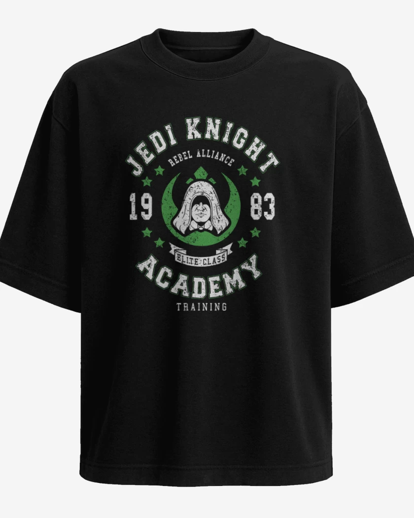 Polera Oversize Negro de Jedi Academy