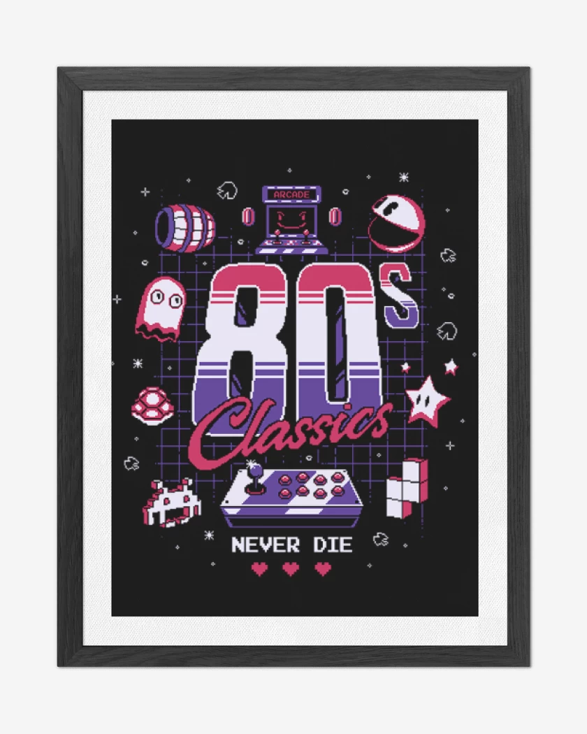 Cuadro decorativo Negro de 80 classics