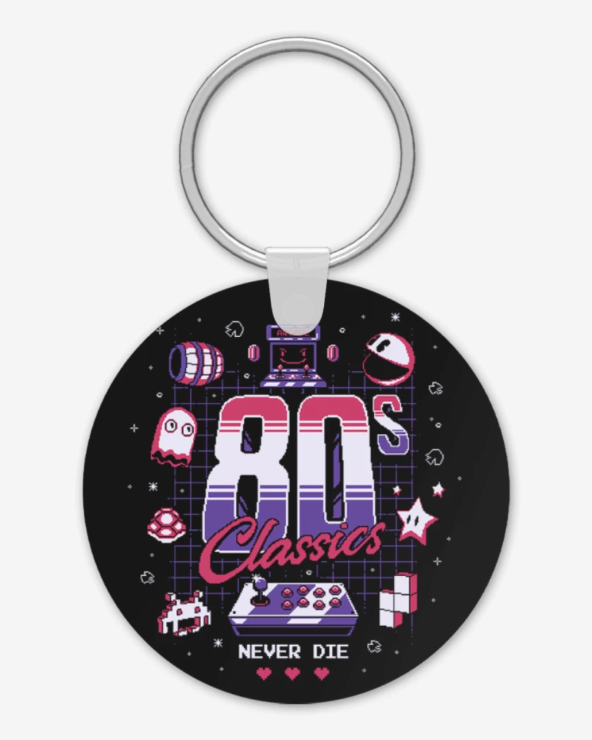 Llavero Negro de 80 classics