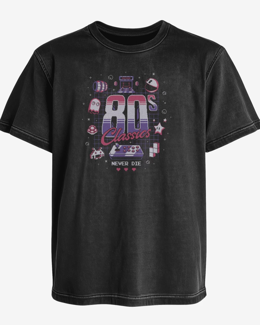 Polera desgastada 80 classics