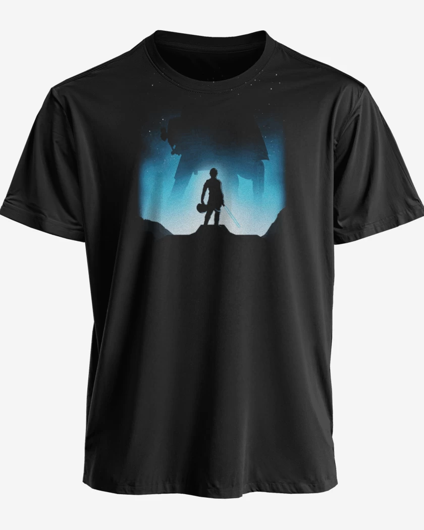 Polera premium Negro de Luke vs ATAT