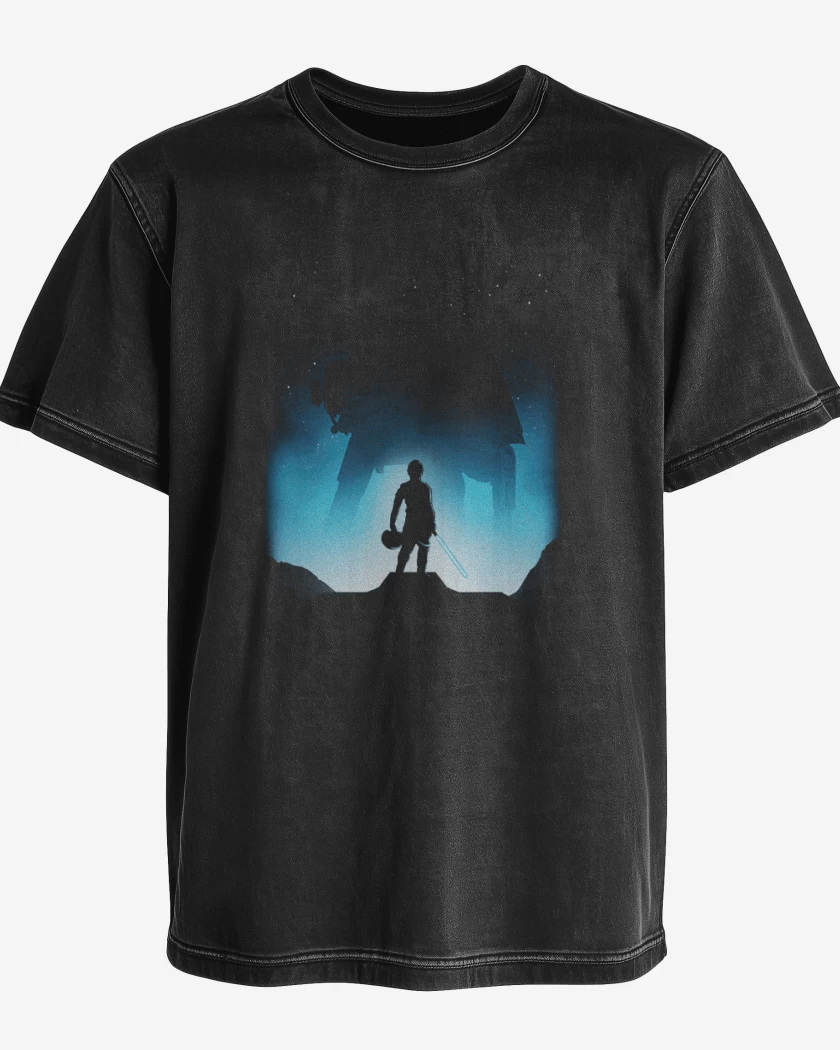 Polera desgastada Luke vs ATAT