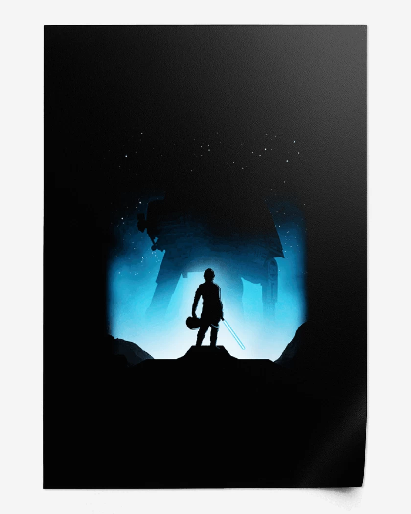 Print Luke vs ATAT