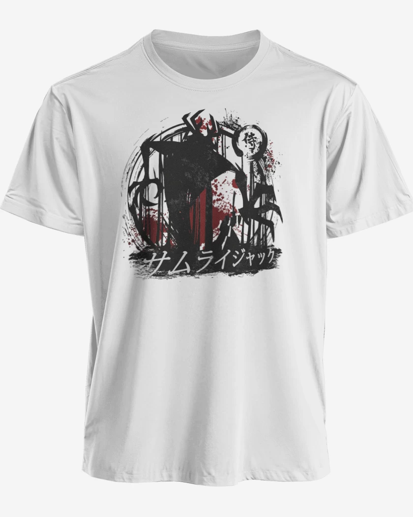Polera Blanco de Samurai Jack