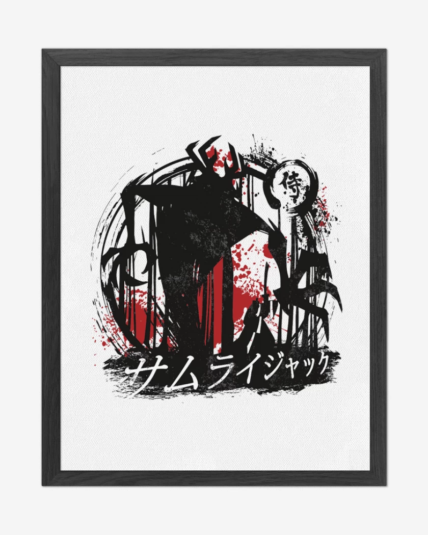 Cuadro decorativo Blanco de Samurai Jack
