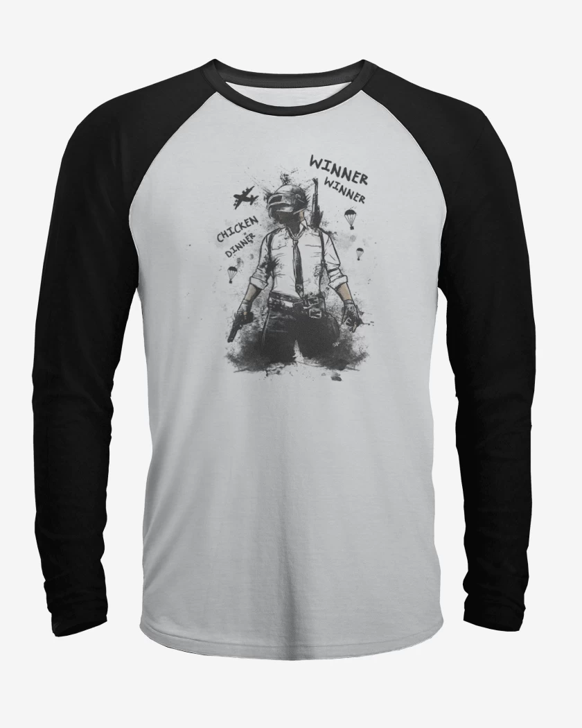 Polera Raglan Pubg chicken dinner