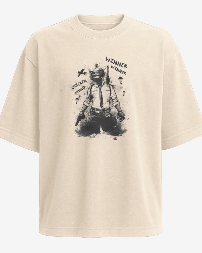 Polera Oversize Pubg chicken dinner