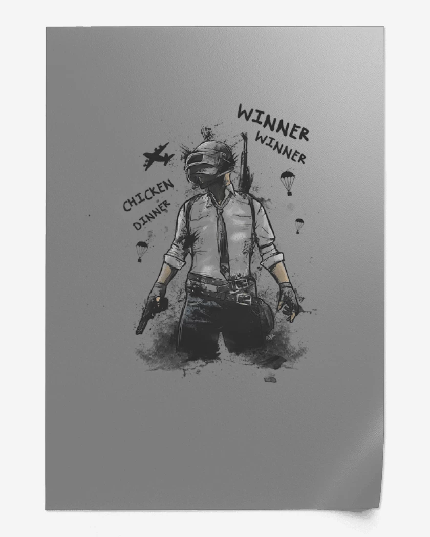 Print Pubg chicken dinner