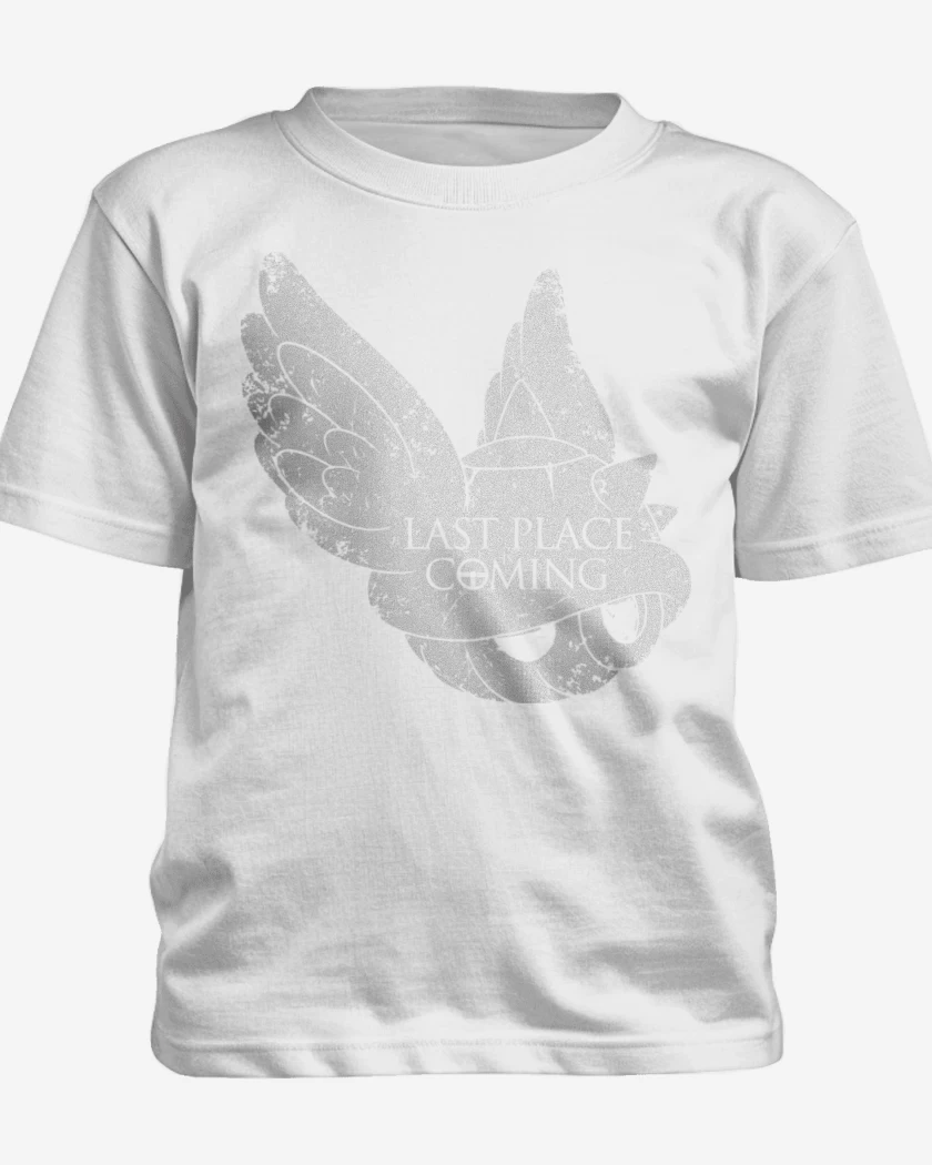 Polera de niño Negro de Super bigote Kart - Last Place is Coming