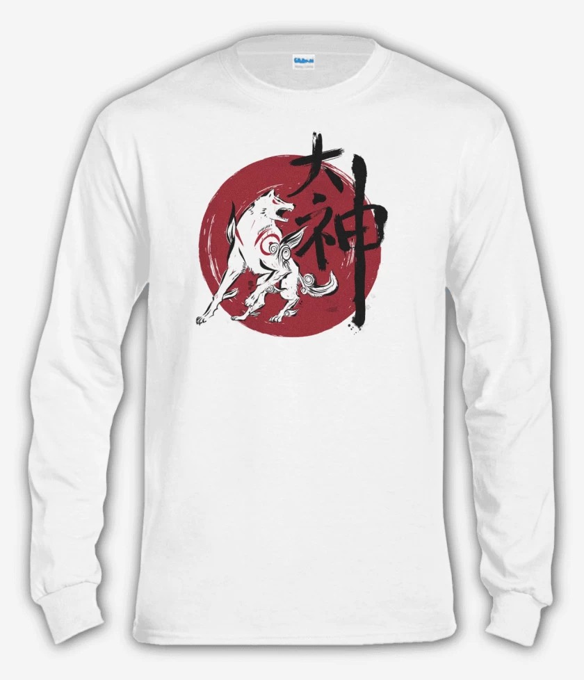 Polera manga larga Okami