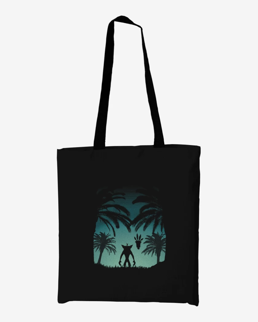 Totebag Negro de Crash Bandicoot
