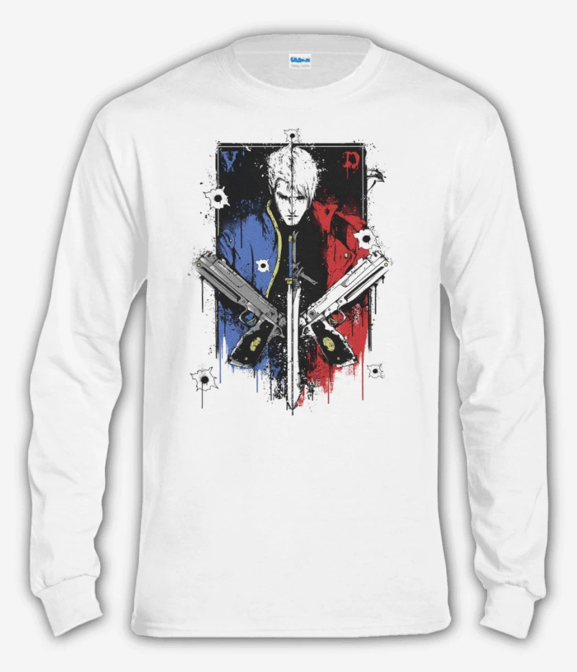 Polera manga larga devil may cry