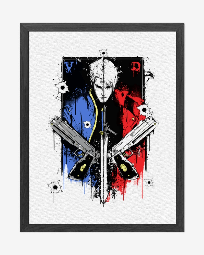Cuadro decorativo Blanco de devil may cry
