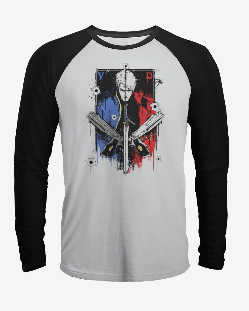 Polera Raglan devil may cry