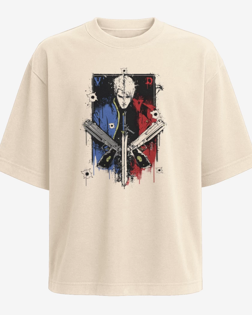 Polera Oversize devil may cry