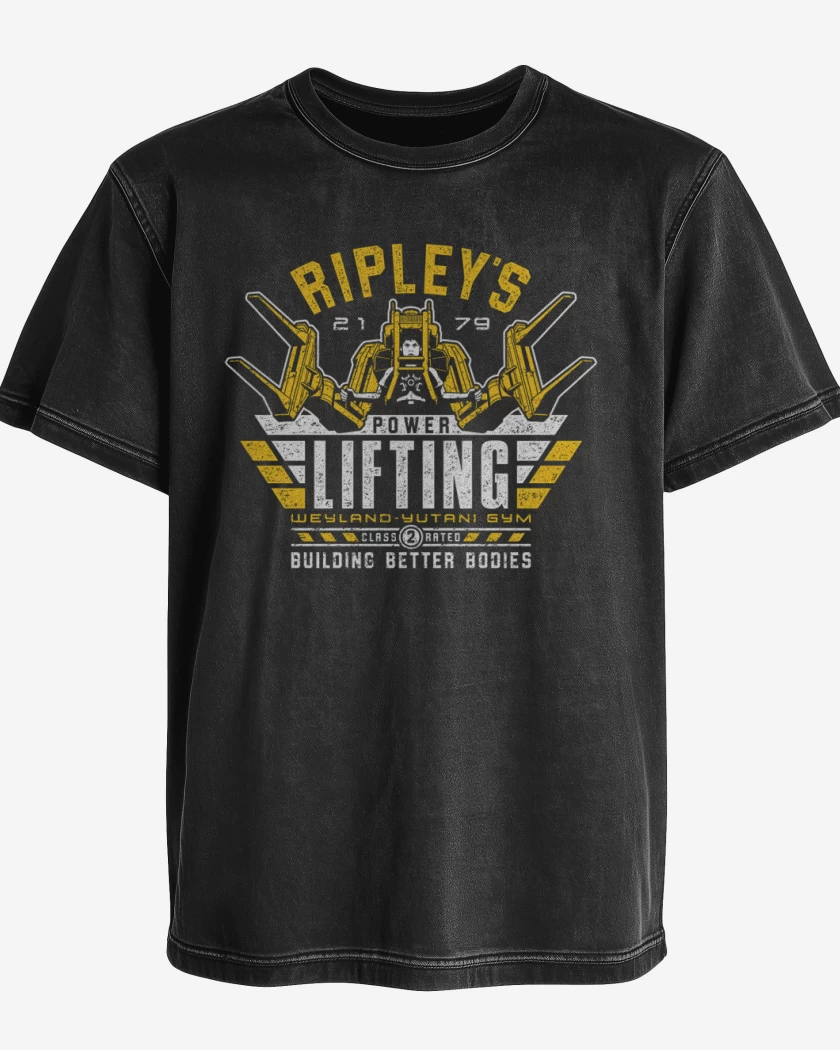 Polera desgastada Ripley Alien
