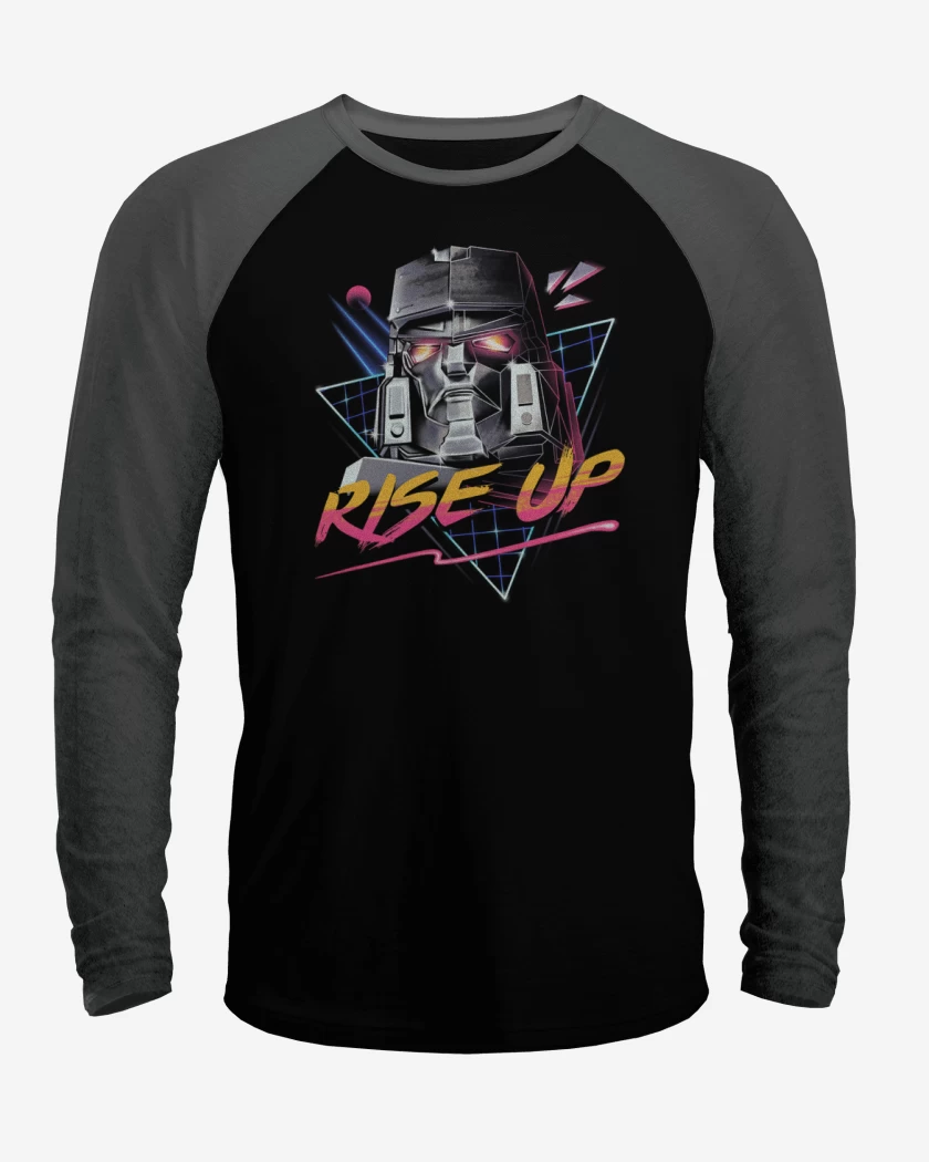 Polera Raglan Megatron Rise Up