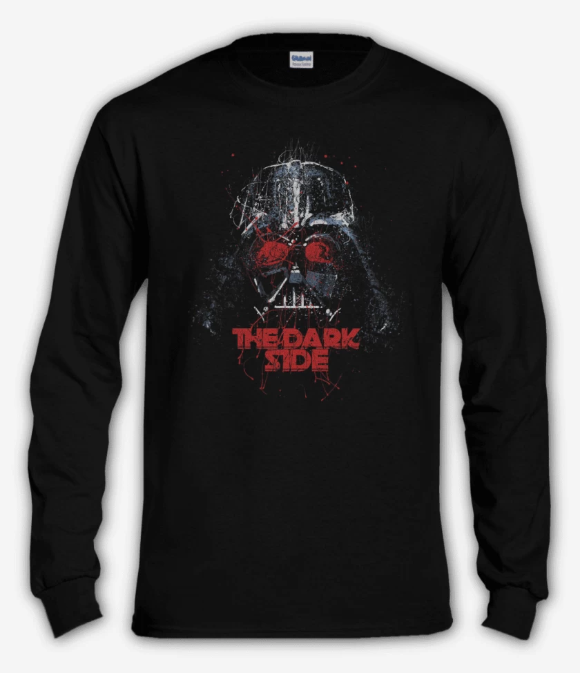 Polera manga larga Negro de Dark Side