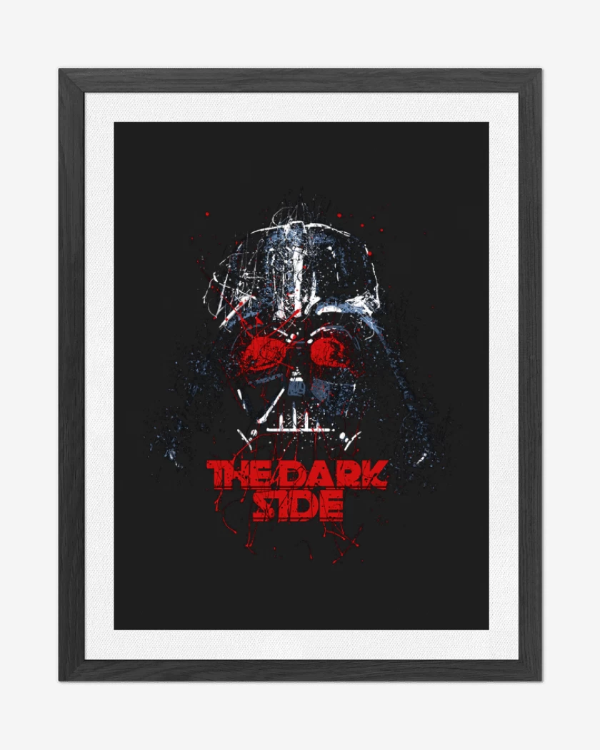 Cuadro decorativo Negro de Dark Side