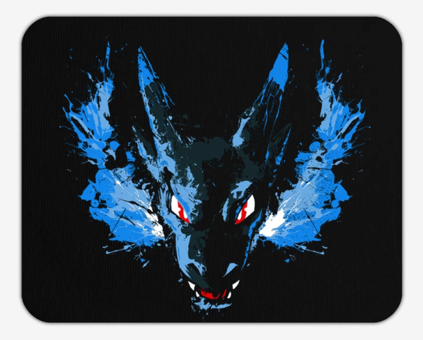 Mousepad Negro de Charizard x