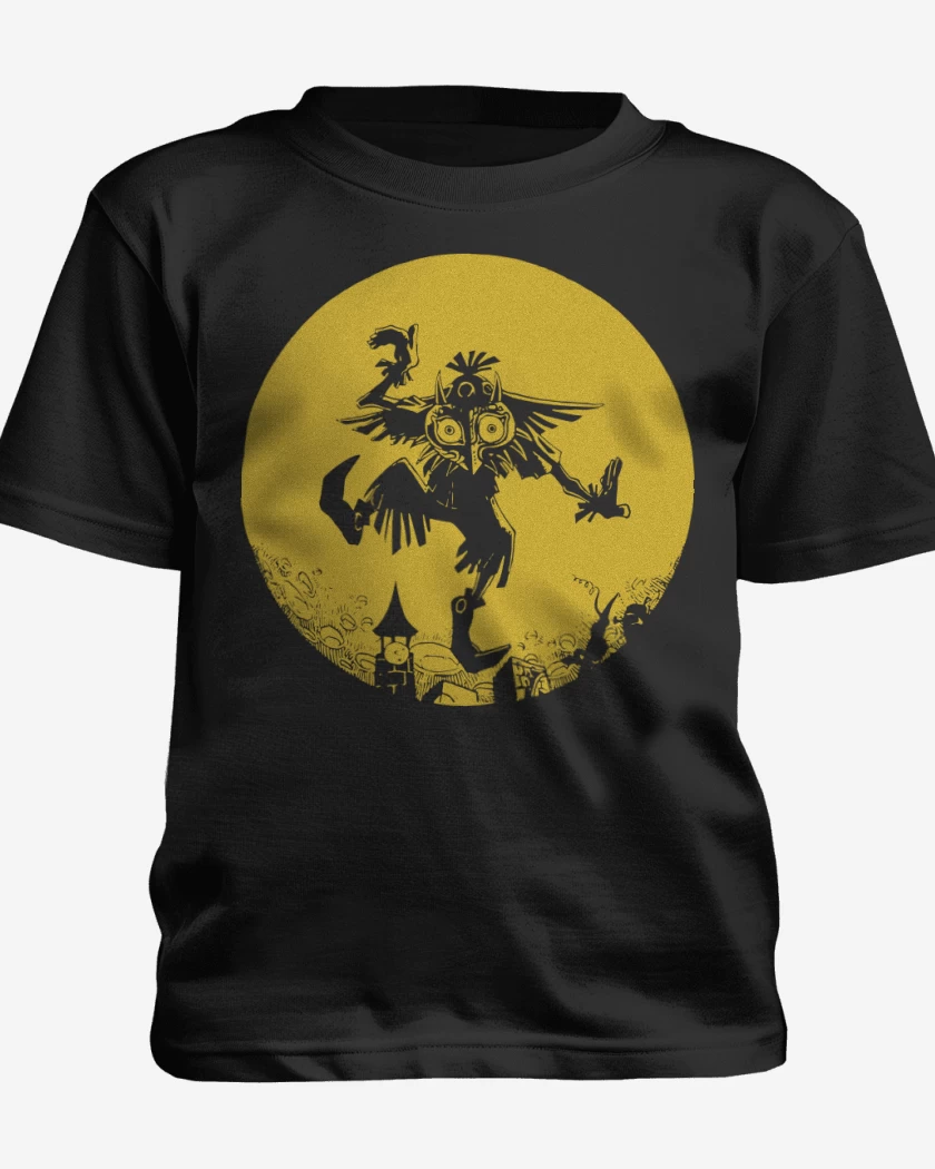 Polera de niño Blanco de Skull Kid - Luna