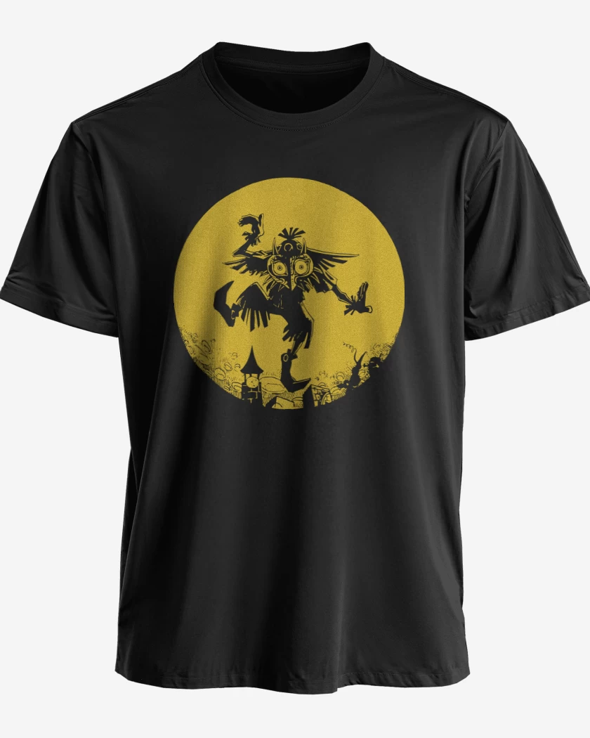 Polera premium Negro de Skull Kid - Luna