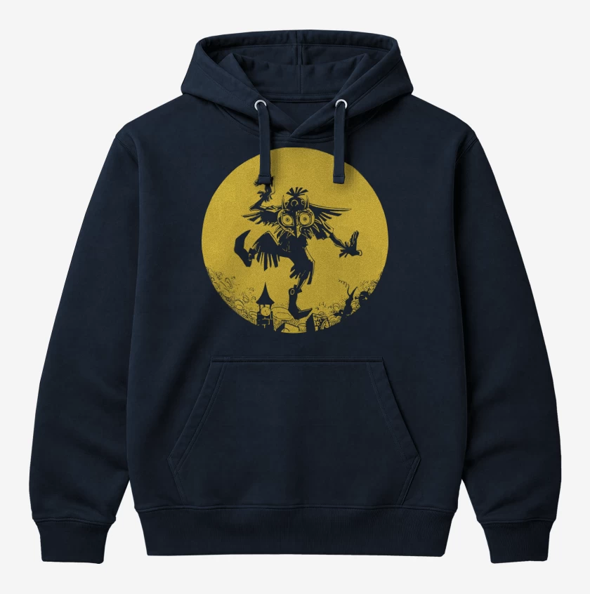 Polerón Canguro Azul Marino de Skull Kid - Luna