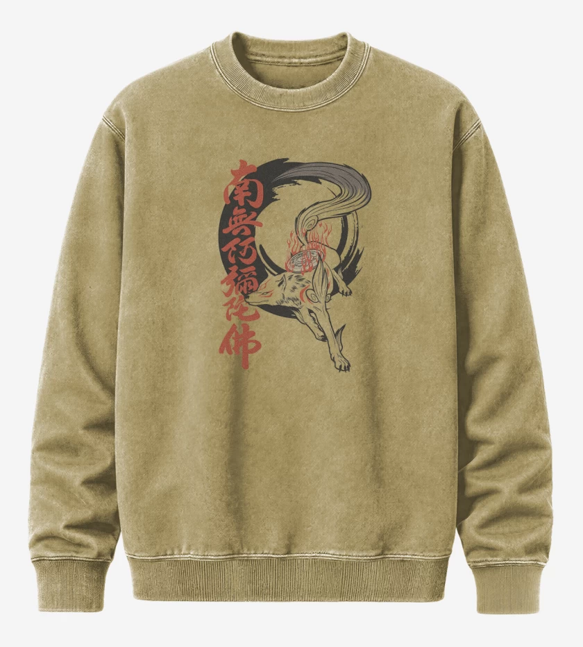 Poleron Polo Acid Wash Beige de Okami 2 