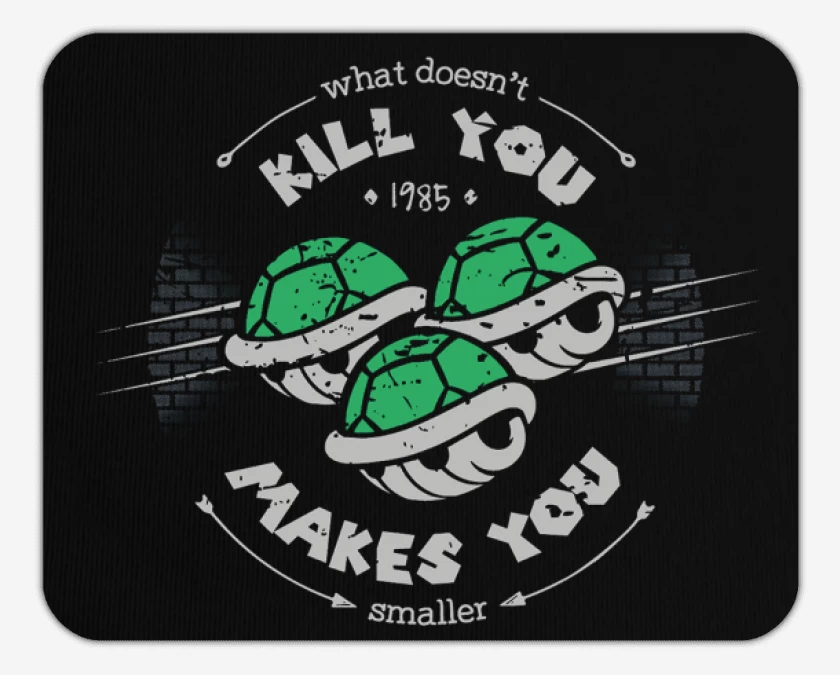 Mousepad Negro de Koopa