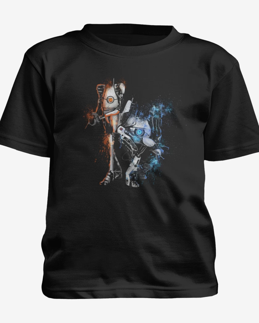 Polera de niño Negro de Portal 2 