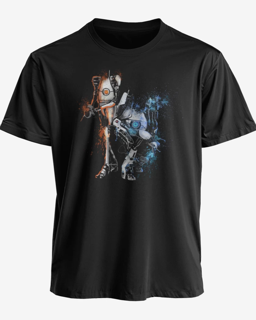Polera premium Negro de Portal 2 
