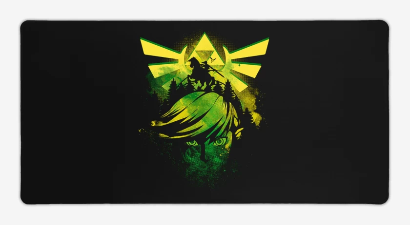 Mouse pad Gamer Negro de Link Face