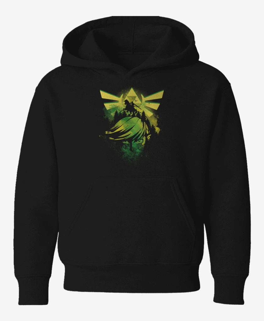 Poleron de niño Negro de Link Face