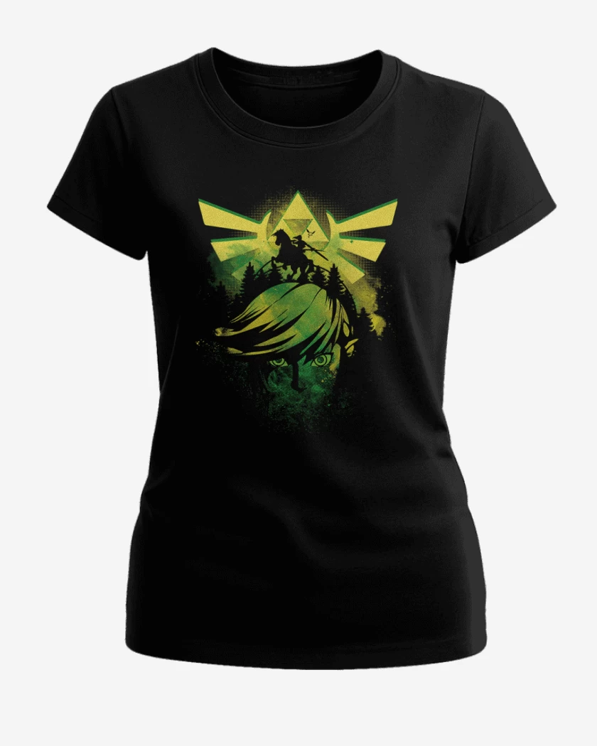 Polera de Mujer Negro de Link Face